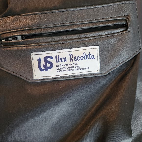 Men's Authentic Leather Jacket from Argentina (Size M) - Picture 3 of 4